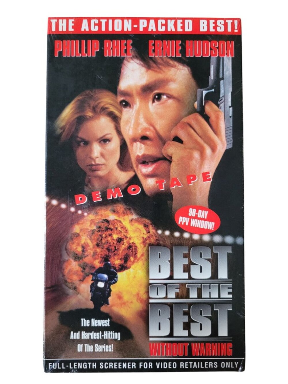 Best of the Best 4 Without Warning (VHS, 1996) Demo Screener *FACTORY SEALED*